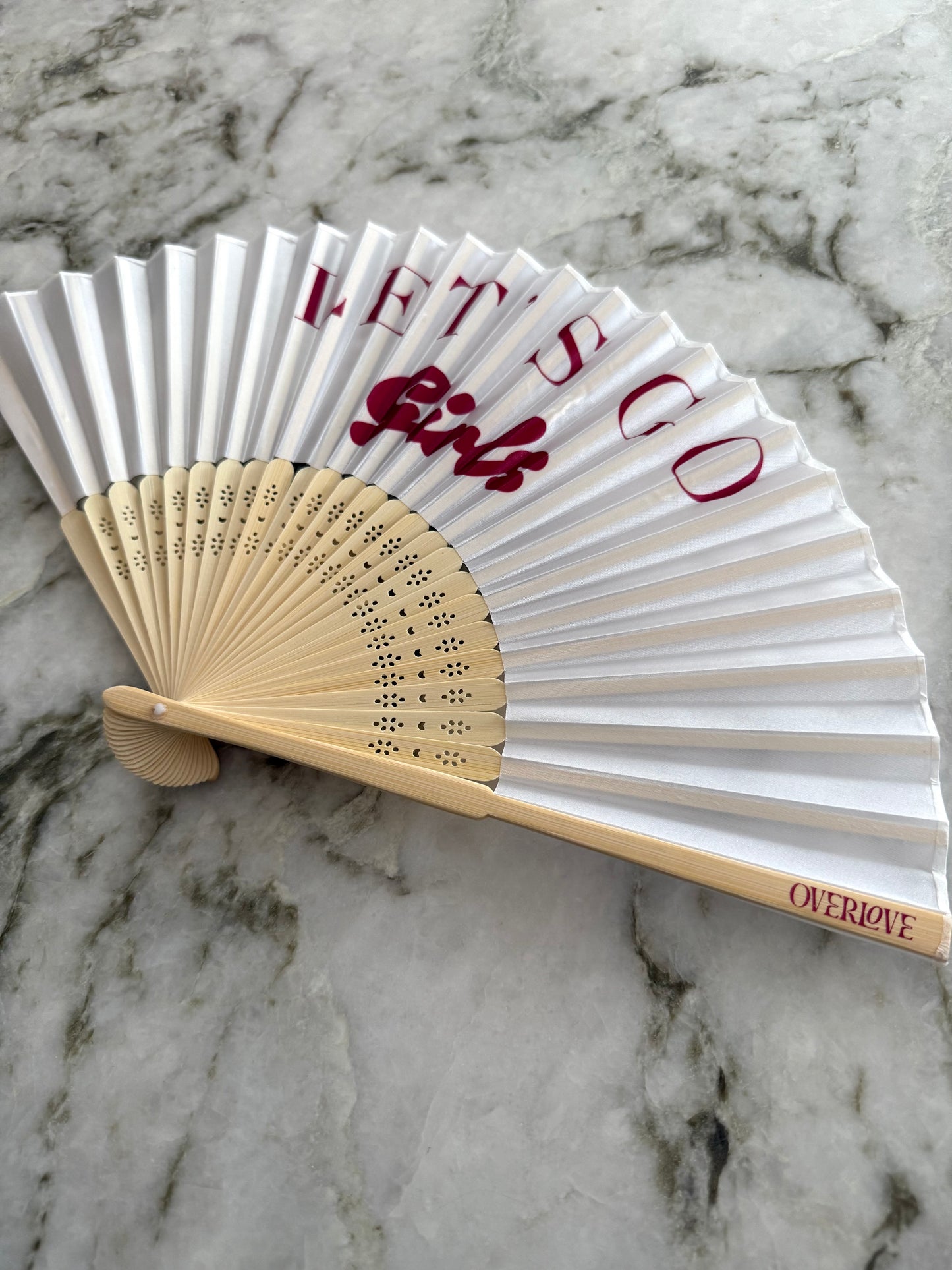 Let's go girls fan set of 4 fans