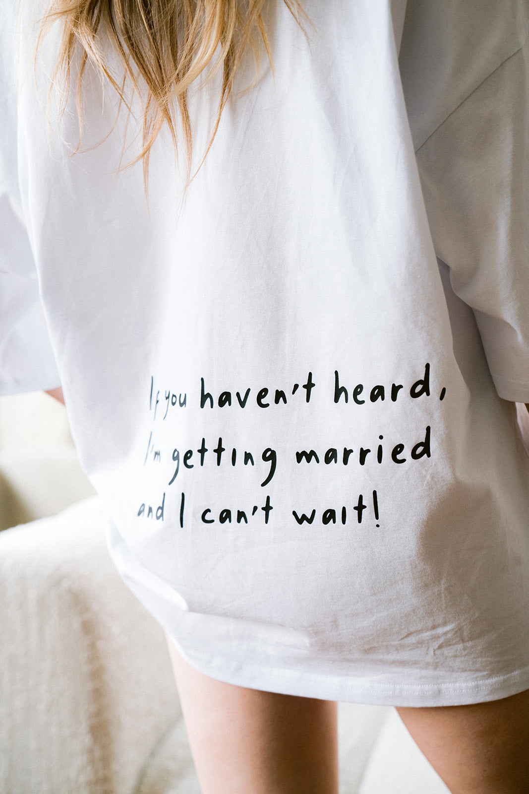 IN MY BRIDE ERA oversized boyfriend t-shirt