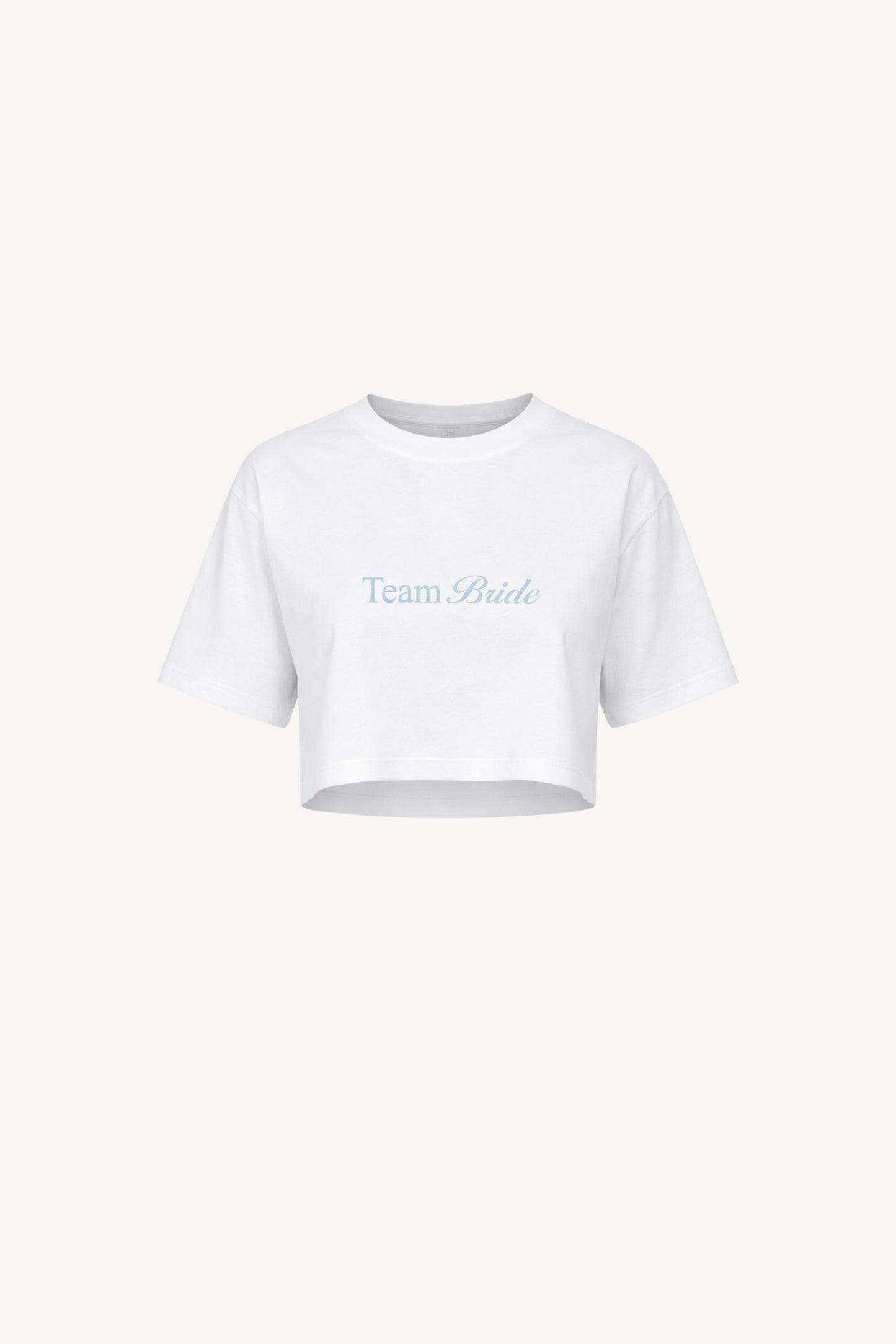 T-shirt crop top Team Bride
