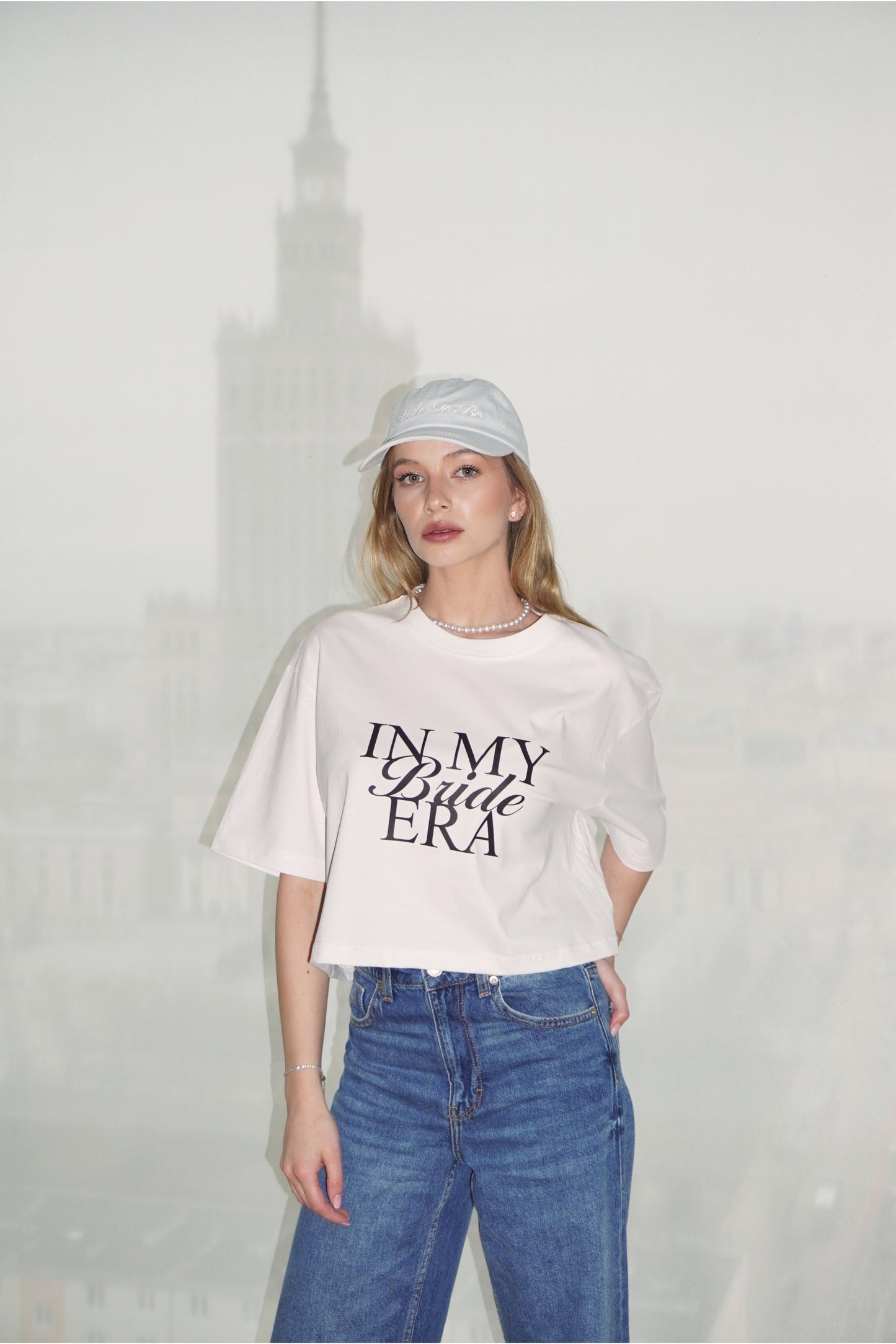 T-shirt crop top In My Bride Era