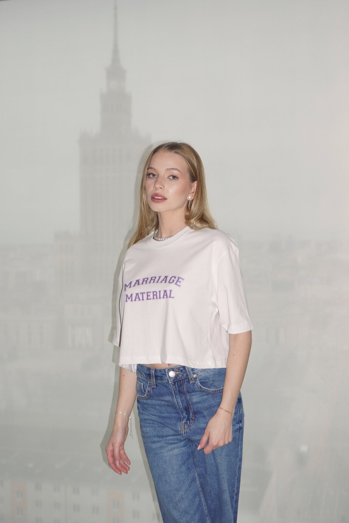 T-shirt crop top Marriage Material