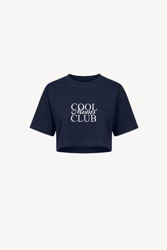 T-shirt crop top COOL MOMS CLUB