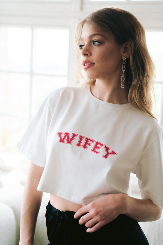 WIFEY crop top